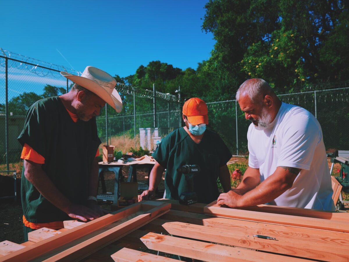 Mendocino County Jail received a chicken coop donation from Carolina